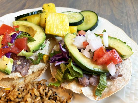 ENJOY THE VERSATILITY of tostadas — without even adding cheese — in these bean-based recipe. | ANGELINA LaRUE PHOTO