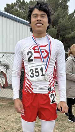 STATE-BOUND Silverton’s Carlos Alainis finished 2nd in the 200 meter dash at the Regional track meet last week and is State-bound. | COURTESY PHOTO