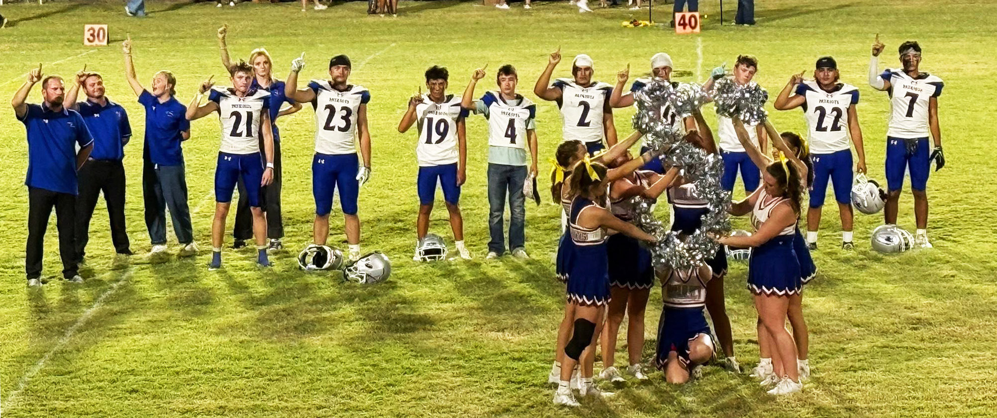 VALLEY WINS The Valley Patriots defeated the Follett Panthers 48–0 on the road Friday night. | COURTESY PHOTO