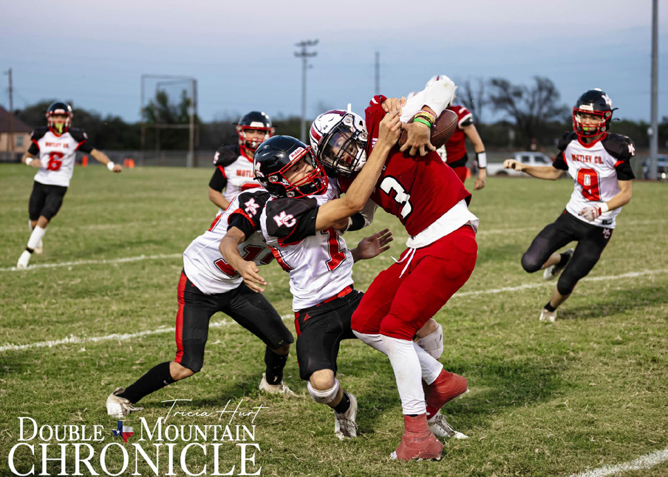 MATADORS KEEP LIONS INTHE DEN in an away matchup at Roby last Friday, not allowing their opponents a single point. | DOUBLE MOUNTAIN CHRONICLE