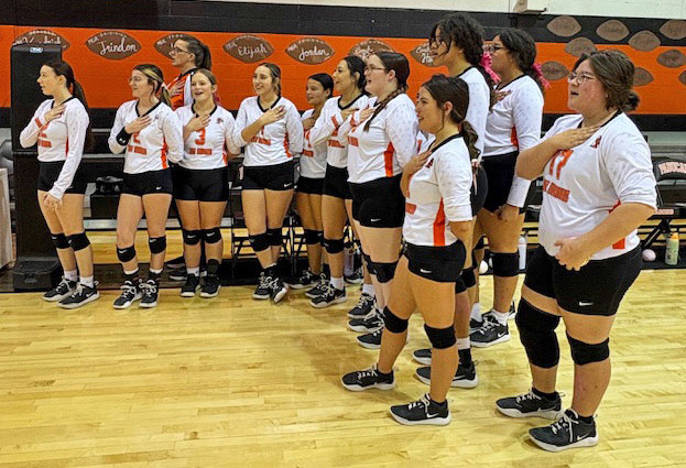 The Paducah Lady Dragons led the home crowd in an a capella singing of the national anthem prior to the team’s match with Benjamin October 18. FULL STORY, PAGE 6 | SUE JANE SULLIVAN