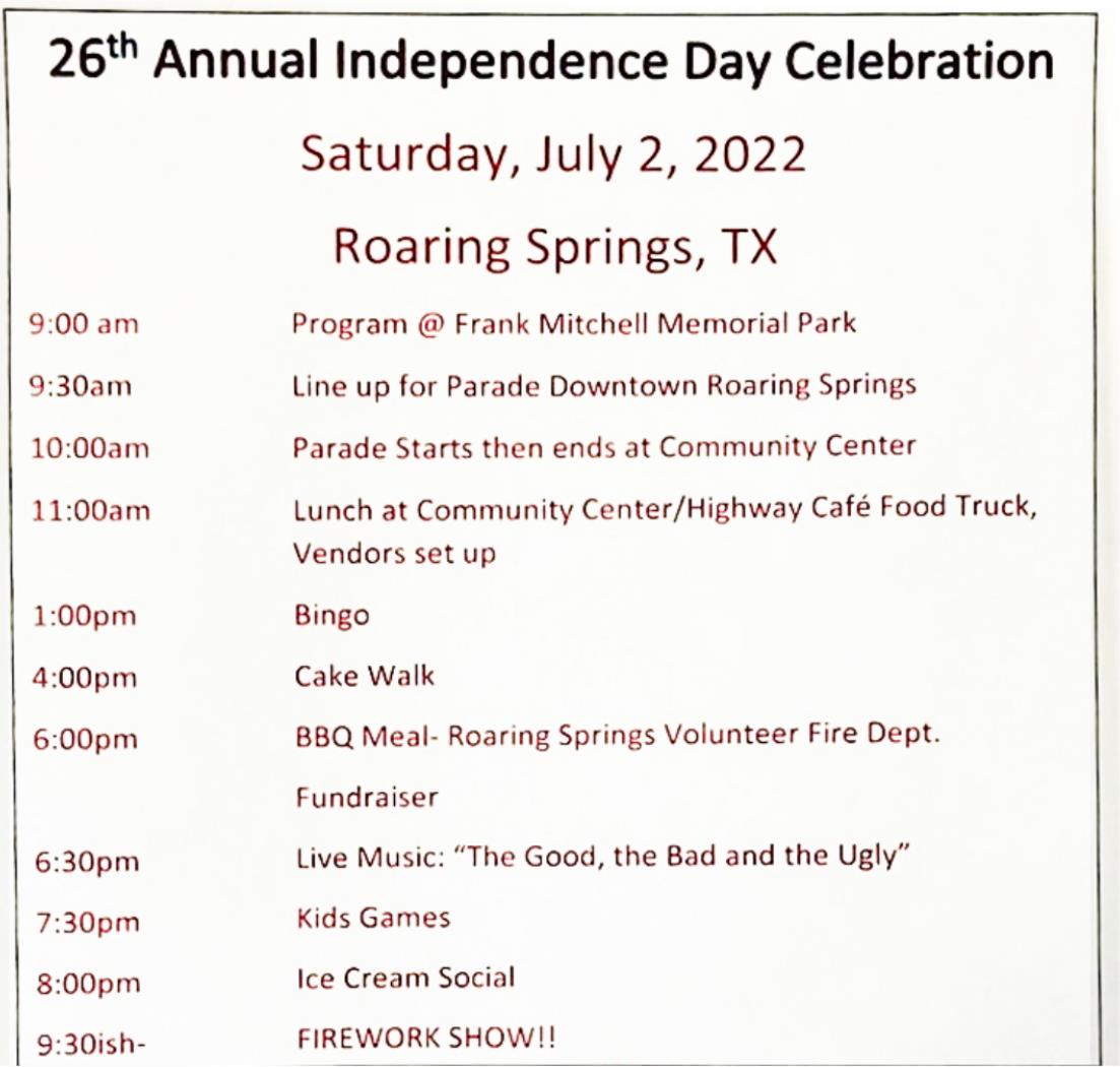 BAND FOR 4TH