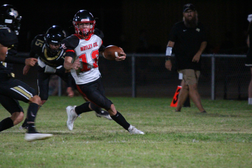 UNDEFEATED The Motley County Matadors are 4-0 and undefeated on the season. They defeated Crowell 52-26 Friday night. | MOTLEY CO. YEARBOOK PHOTO