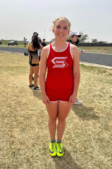 BENTLEE GAMBLE placed 3rd in discus, 3rd in 100 m hurdles, and 4th in the 200m dash