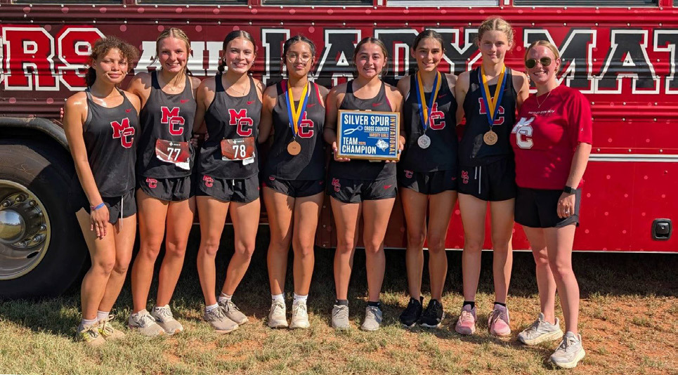 VARSITY GIRLS TEAM CHAMPIONS at the Silver Spur Cross Country Meet in Spur onWednesday, Sept. 3. | COURTESY PHOTO