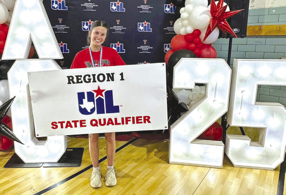 RAMPLEY STATE BOUND Silverton’s Melody Rampley, a senior Lady Owl, is state bound following the UIL Region 1 cross country meet in Lubbock on Monday. | COURTESY PHOTO
