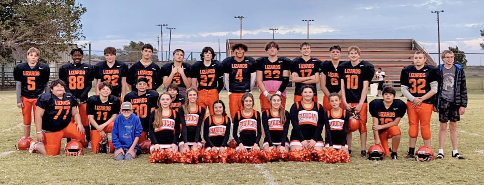 LIZARDS 7-1 Congratulations go to the Paducah Lizards junior high football team on defeating the Crowell Wildcats 43-7 in their last game of the season last week. The Lizards had an admirable 7-1 record this year. | COURTESY PHOTO
