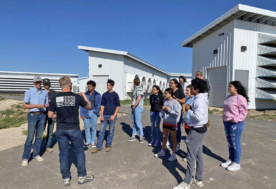 SILVER(TON) MINING Silverton High seniors toured Soluna’s Project Dorothy cryptocurrency mining operation south of Silverton last week and learned about Bitcoin and digital mining operations. | COURTESY PHOTOS