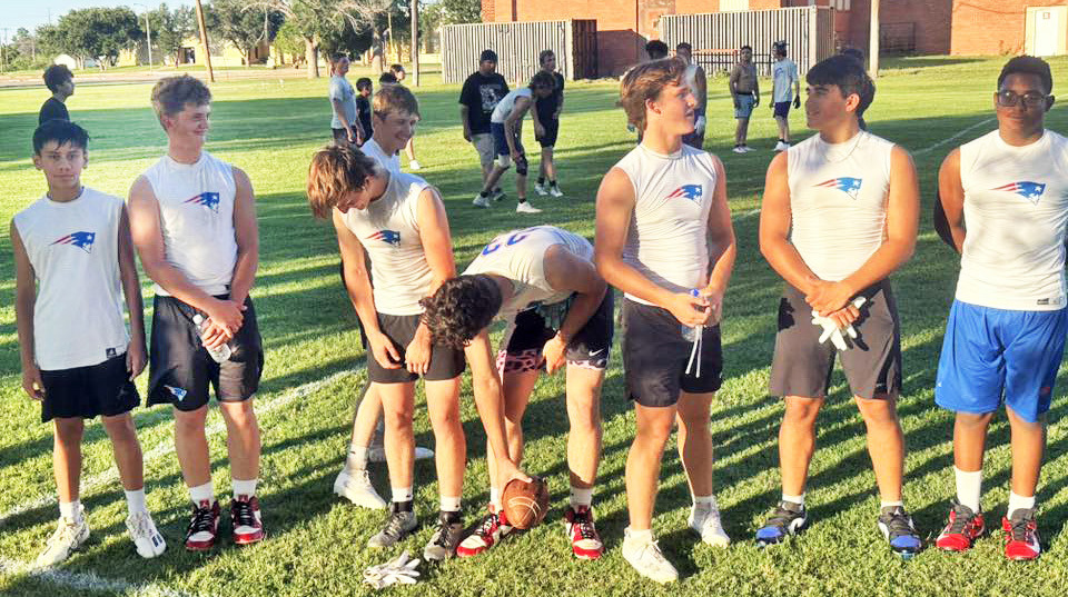 6 ON 6 The Valley football team got a workout last week with a 6-on-6 game in Matador. | COURTESY PHOTO