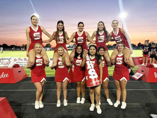 PHOTO OF THE WEEK The winner of the Texas 1A Fan Frenzy Wacky Wednesday this week is Brooke Forbes with her picture of the Silverton Cheerleaders. She wins 12 sport-themed Banner/Fan/ Noise makers from Gandy Ink. | BROOKE FORBES PHOTO