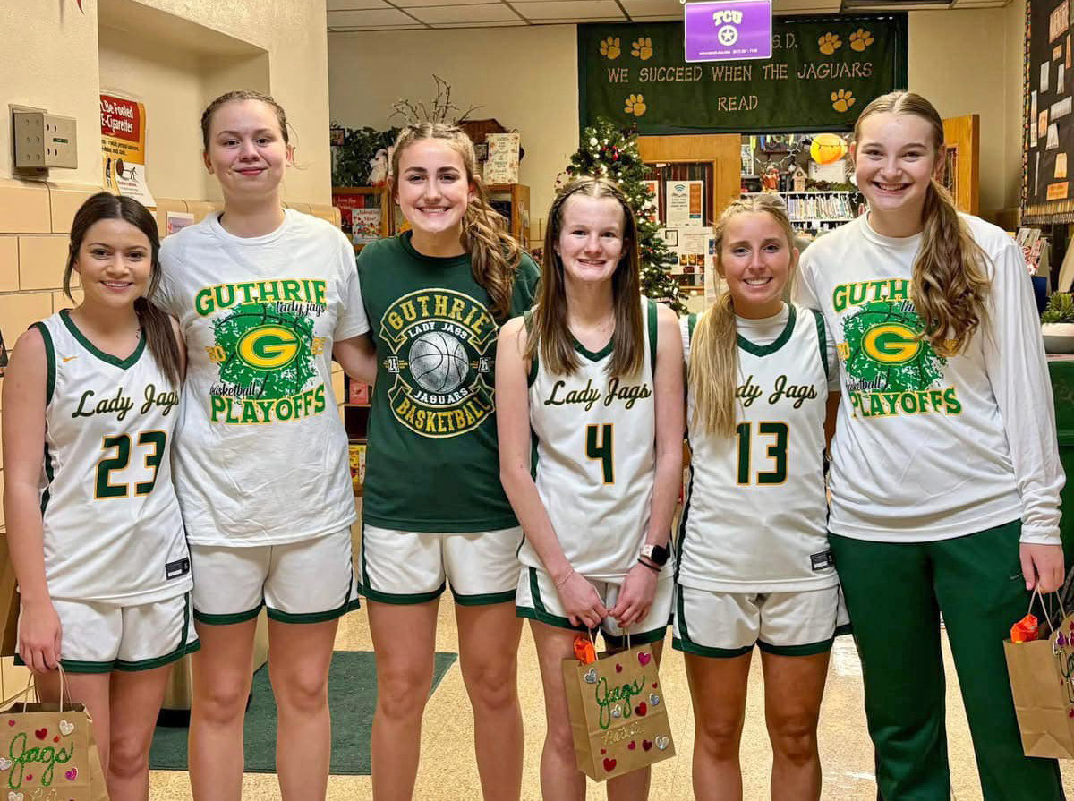 GUTHRIE LADY JAGS ALL DISTRICT BASKETBALL
