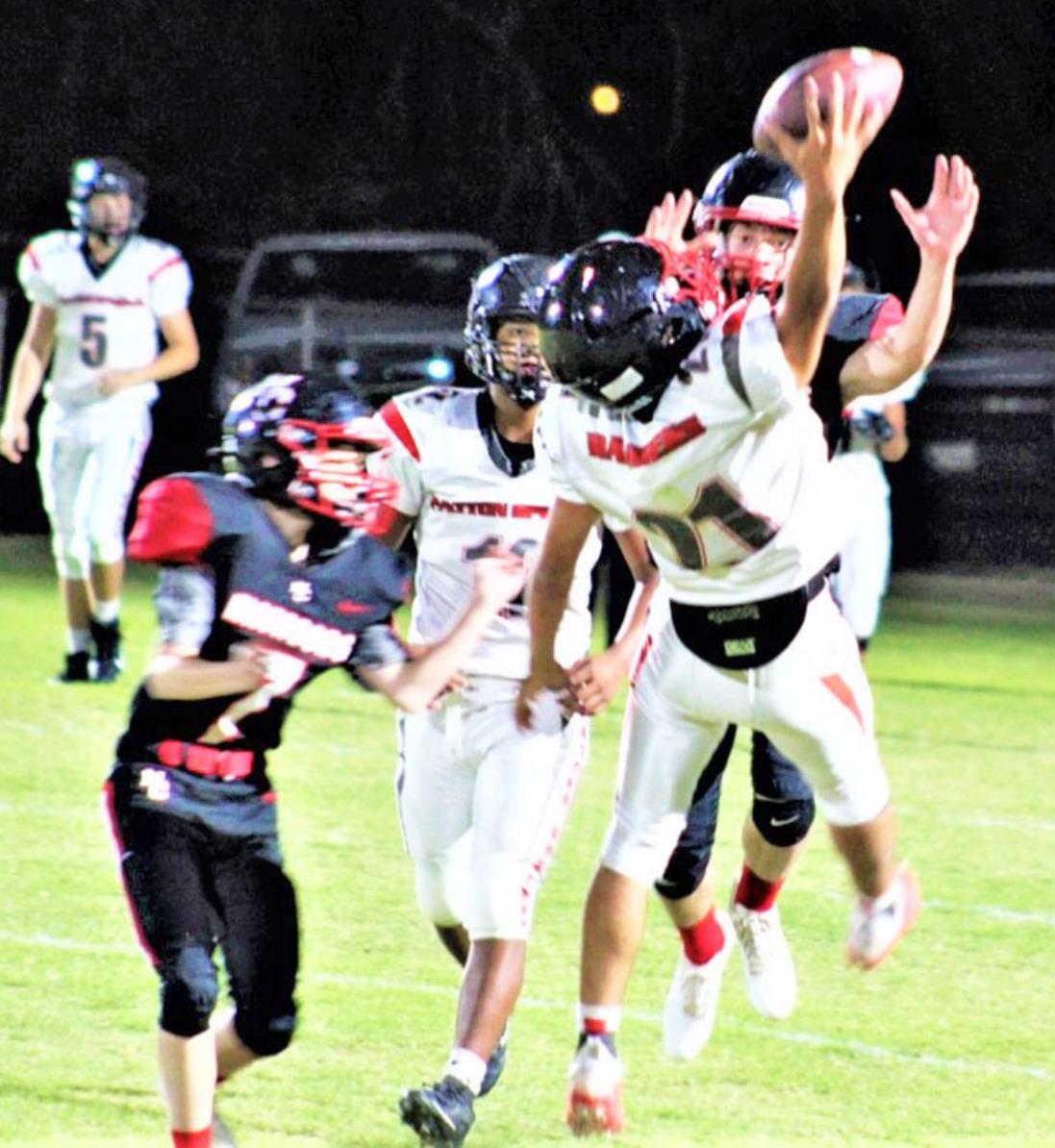 SHUT-OUT The Motley County Matadors upped their season record to 9–0 with a victory over the Patton Springs Rangers 66–0 last week in Matador. | COURTESY PHOTO