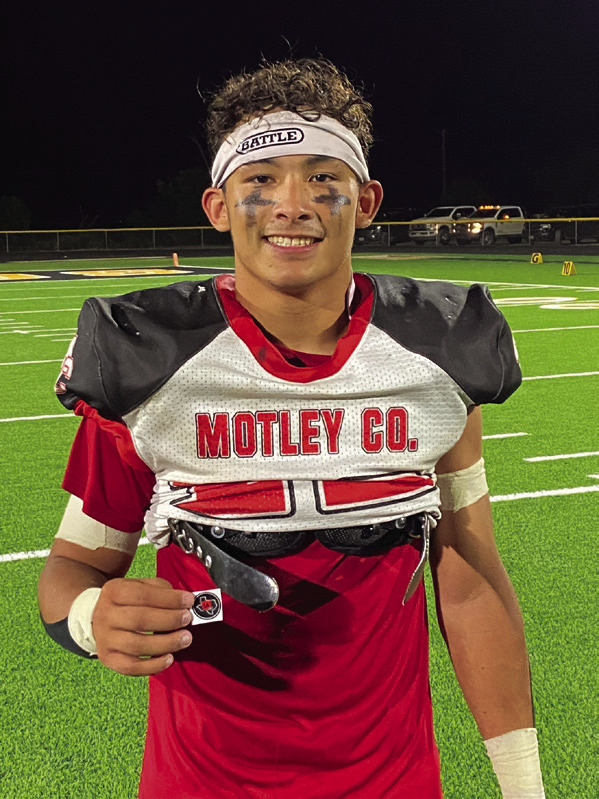 STICKER STANDOUT Motley County Senior Kadyn Roys was selected as Texas 1A Fan’s sticker player of the week. | TEXAS 1A FAN