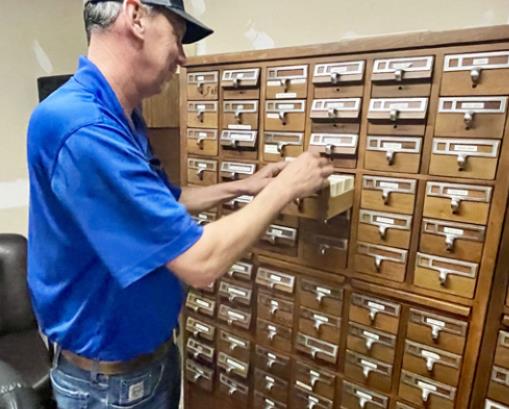 TITLE EXAMINERS Brady Watson (above) and Libby Cruse have taken over Warren Title in Dickens and Motley County Abstract in Matador, reopening as Rolling Plains Title of Texas. | CAPROCK COURIER