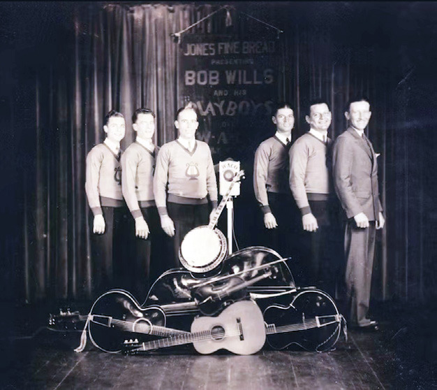 THE KING OF WESTERN SWING The original Bob Wills and His Playboys pioneered Western Swing by blending country fiddle music with jazz, blues, and big band influences. The foundational lineup featured vocalist Tommy Duncan, fiddlers, and specialized in a high-energy, danceable sound.