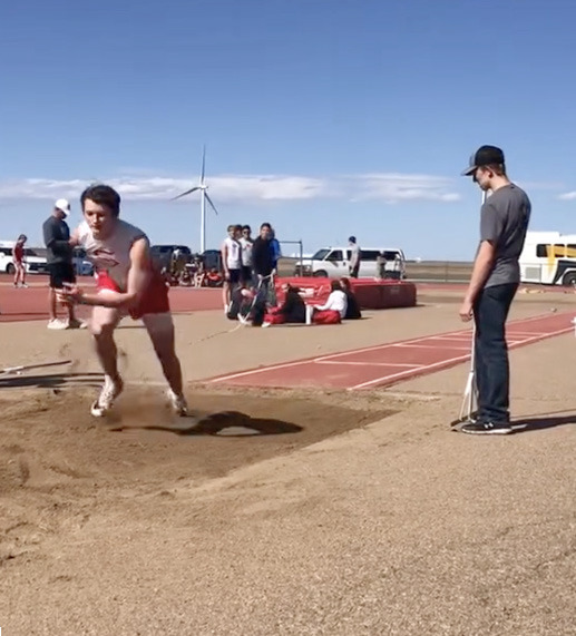 OWLS FLY HIGH Among track results March 8 for the Silverton Owls boys and girls was Cooper Spray’s 37’10”jump. | COURTESY PHOTO