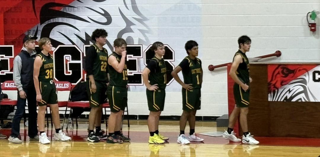 The Guthrie Jaguars boys basketball team defeated the Chillicothe Eagles last week 27-24. | COURTESY PHOTO