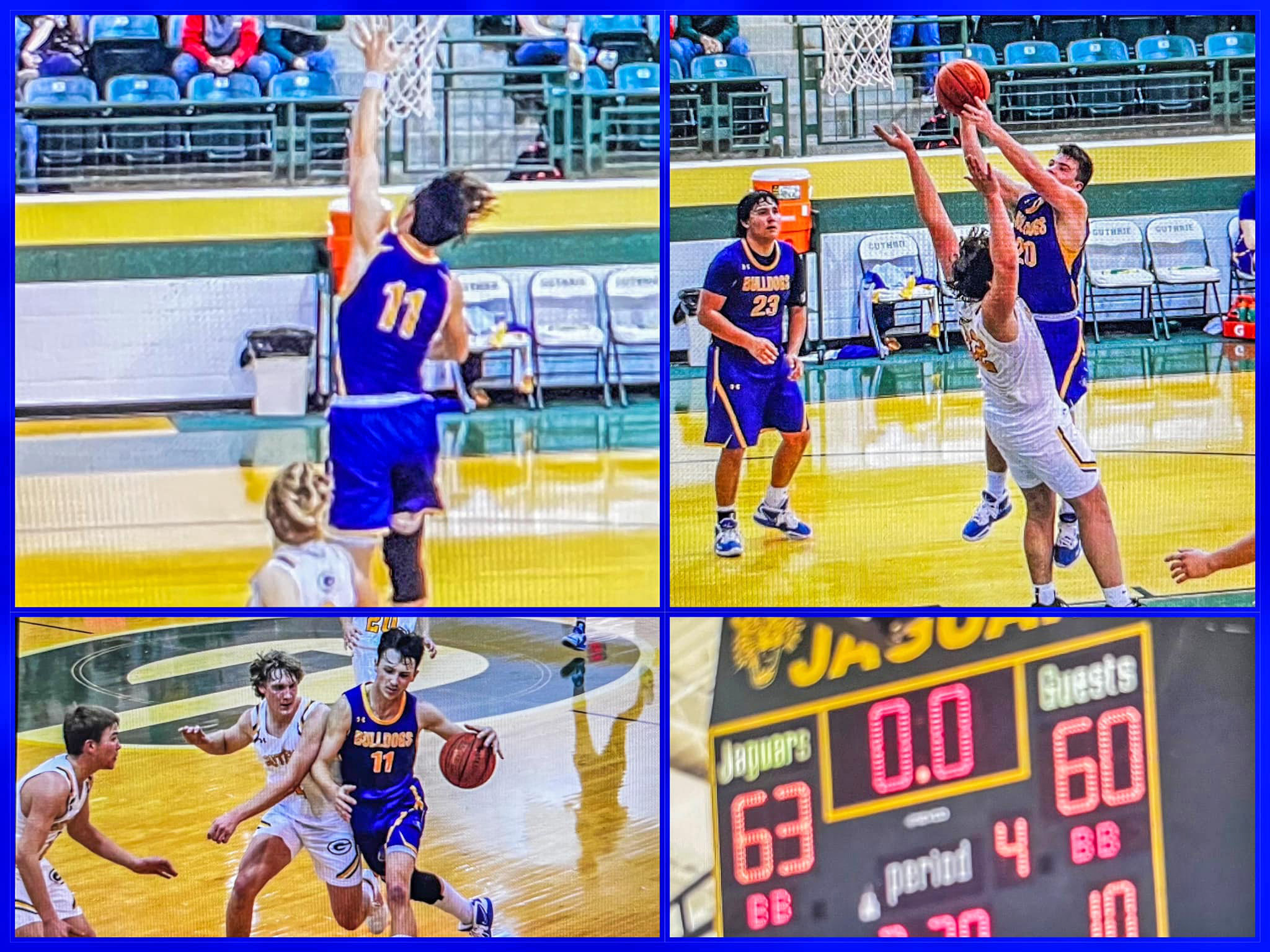 GUTHRIE WINS The Guthrie Jaguars racked up a district win Friday night at home, defeating Spur 63-60. | COURTESY PHOTO