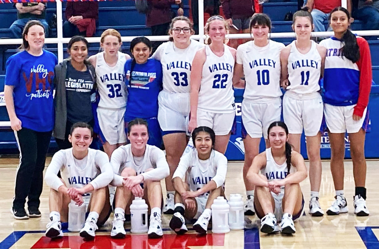 STATE RANKING The Valley girls varsity basketball team is off to a 9-2 start and is ranked #5 in the Texas Association of Basketball Coaches poll. | COURTESY PHOTO