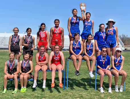 Valley qualifies in 12 track events for Region competition