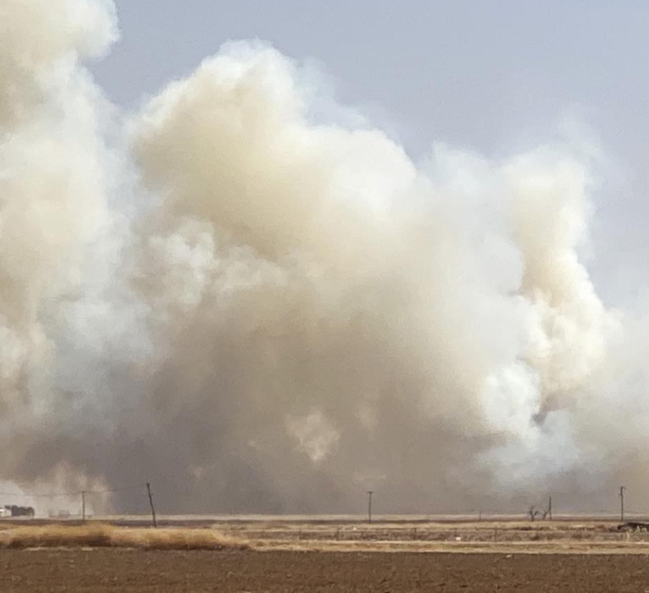 Muncy fire burns