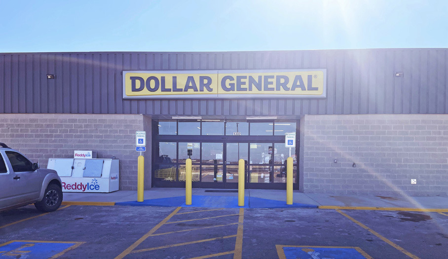 NEWGLASS,OPENDOORS After nearly six months following the devastating tornado of June 2023, Matador’s Hop In convenience store at the intersection of US Hwy. 70 and TX Hwy. 70 has installed new display glass in its front wall. In addition, the Dollar General on US Hwy. 70 west of town has rebuilt and reopened on the same site where it was a total loss after the storm. | DELISA SOLES PHOTO