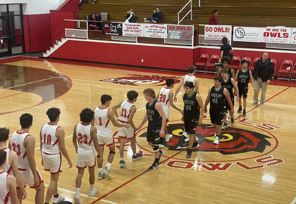 The Silverton Owls boys varsity basketball team defeated Hedley last week 74-19 at home for a district win. | COURTESY PHOTO