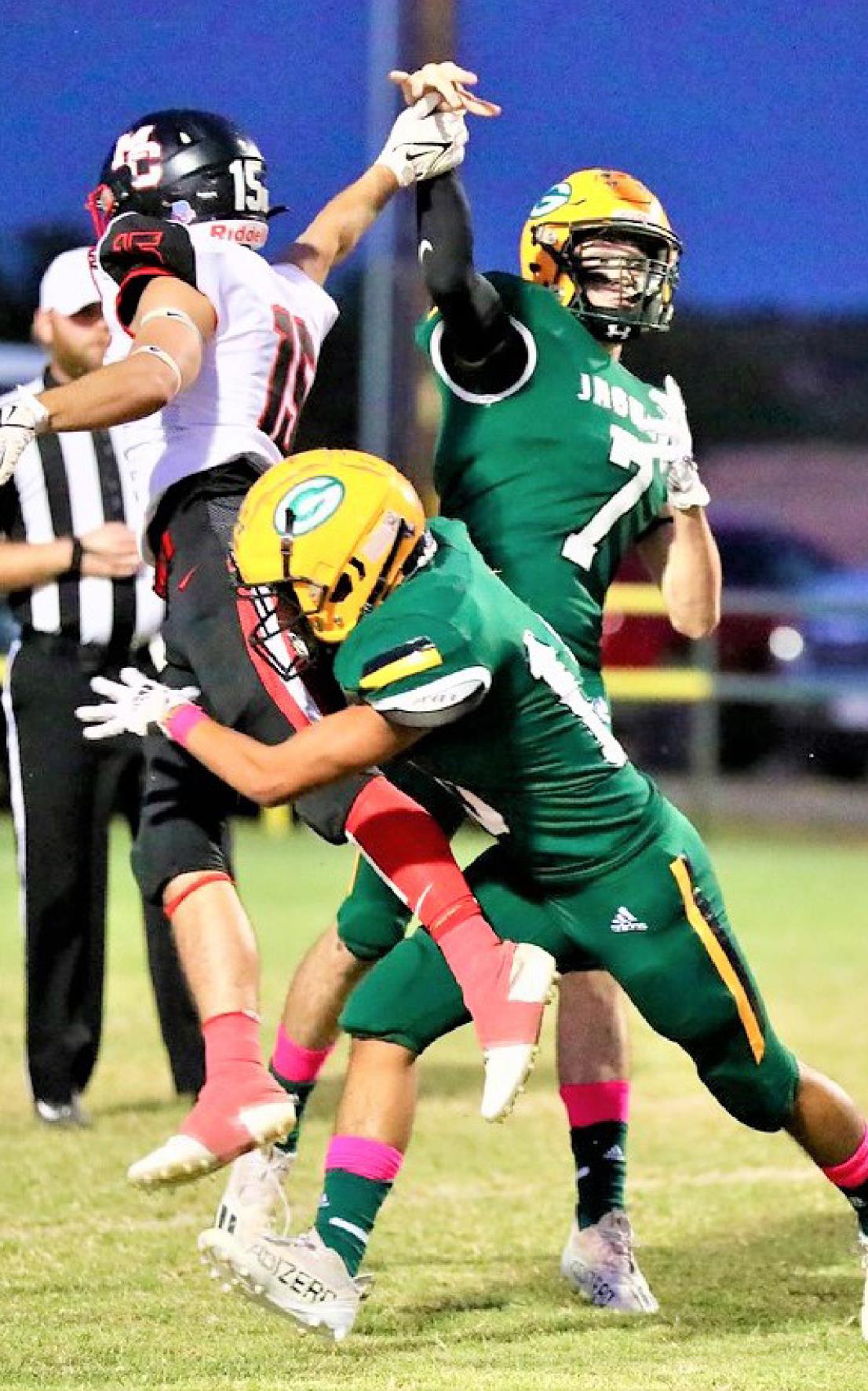 Matadors maul Jaguars 84-12