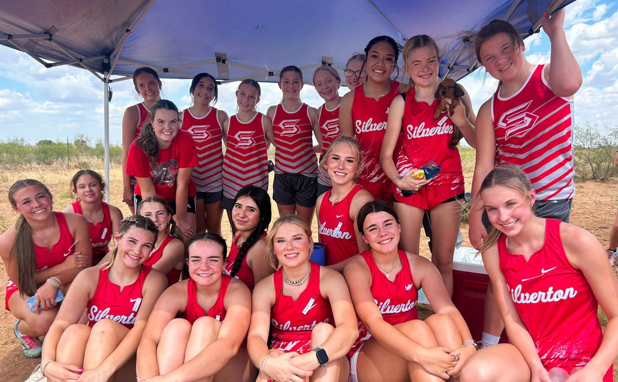 SILVERTON XC The Silverton cross country teams battled the heat at the Caprock Canyon Bison Run Tuesday, Sept. 8 at Caprock Canyons State Park.They had 23 runners compete at the meet. Silverton’s Top 10 medalist were Brock, 5th place; Briggs, 6th; Julia, 6th; Ansley, 7th; Julie, 8th. | COURTESY PHOTO