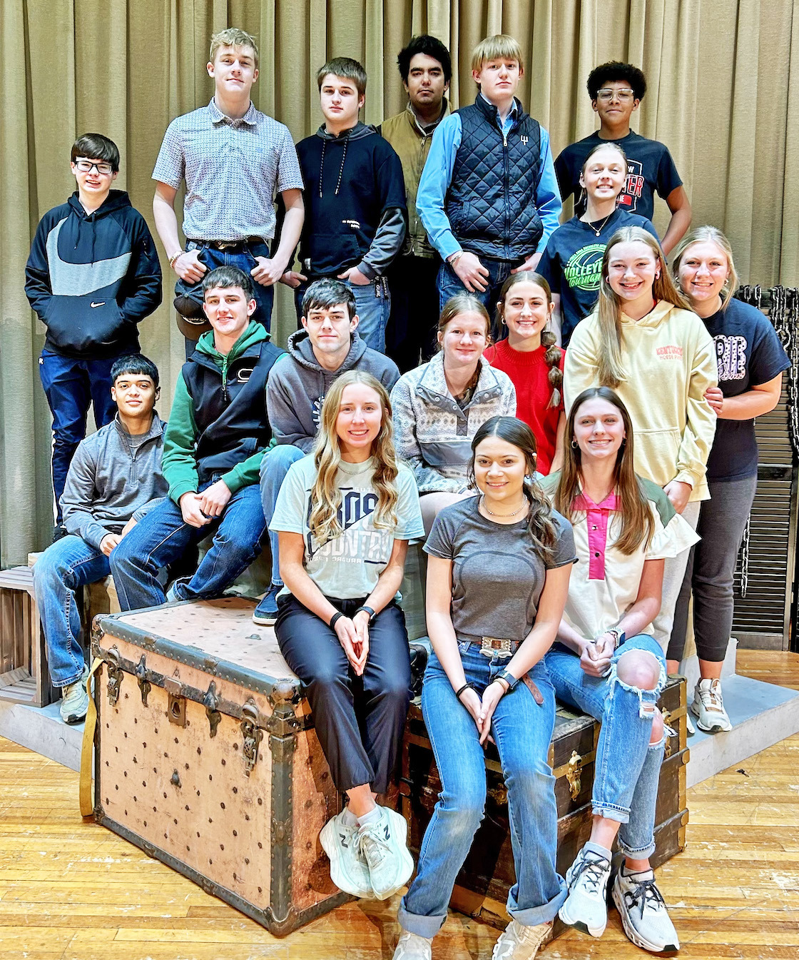 ONE ACT PLAY “Paganini” by Don Nigro will be Guthrie CSD’s entry in the 2025 UIL One Act Play competition. Guthrie and Motley County perform Mar. 5 in Spur, while in Sudan, while Silverton performs Feb. 27 in Sudan. | CAST PHOTO COURTESY GUTHRIE ISD