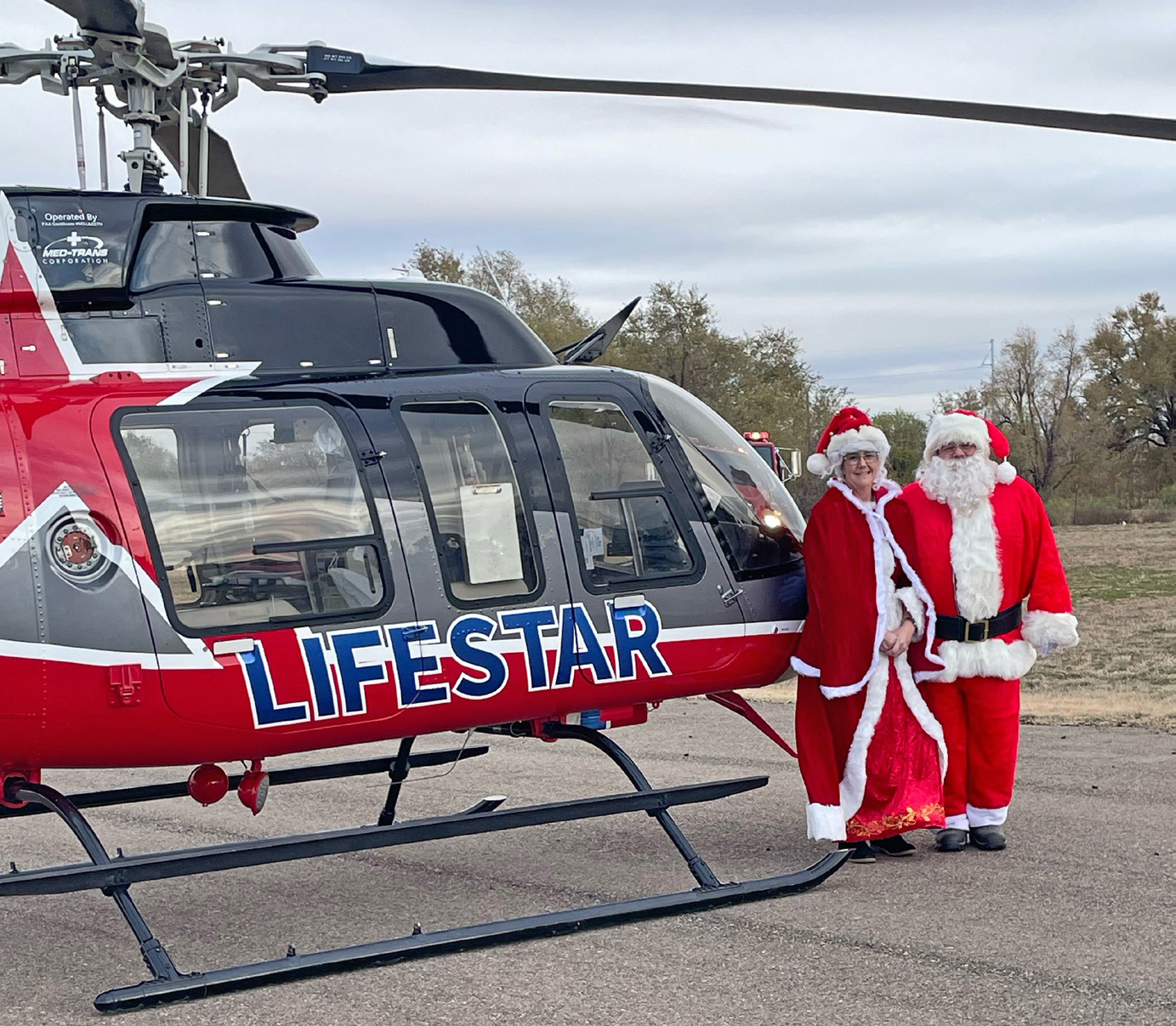 HOLIDAY ‘BELL’ IN TURKEY Santa Claus’s arrival in Turkey, Texas, will be a slightly different twist on Rudolph and the traditional sleigh— he and Mrs. Claus will touch down via helicopter in the city’s baseball field at 4 p.m. Selfies will be available with Santa immediately following the landing. | 2024 FILE PHOTO, KODIE FAIRCHILD