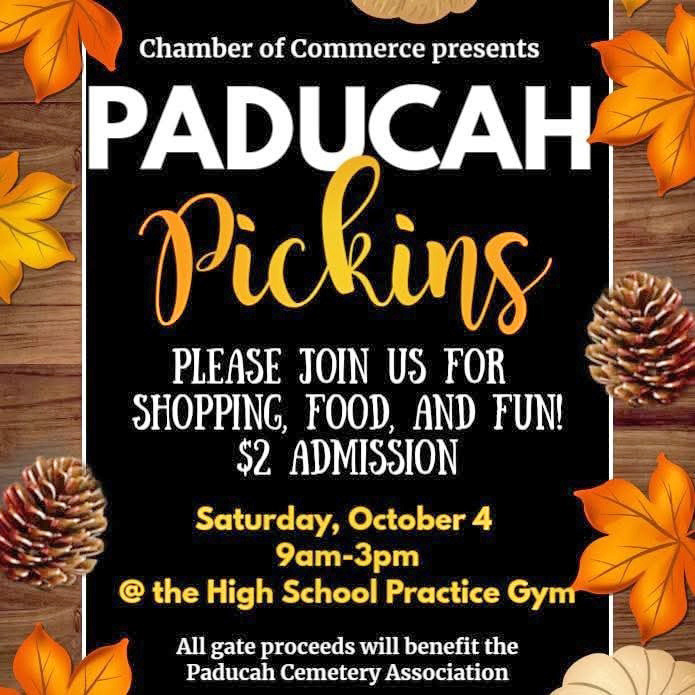 Paducah Pickins slated for Oct. 4