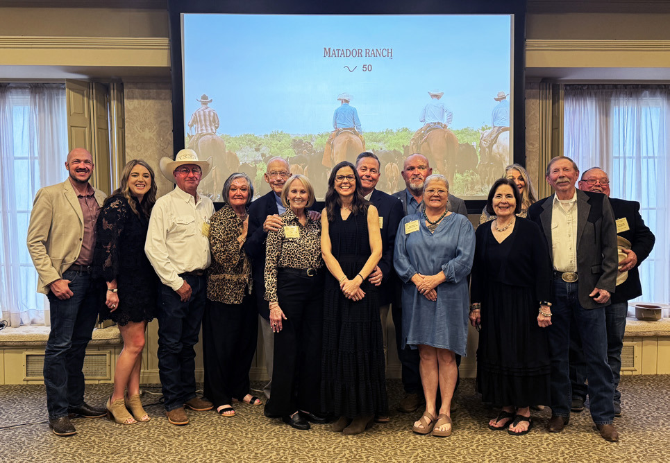 Colliers honored for stewardship of Matador Ranch