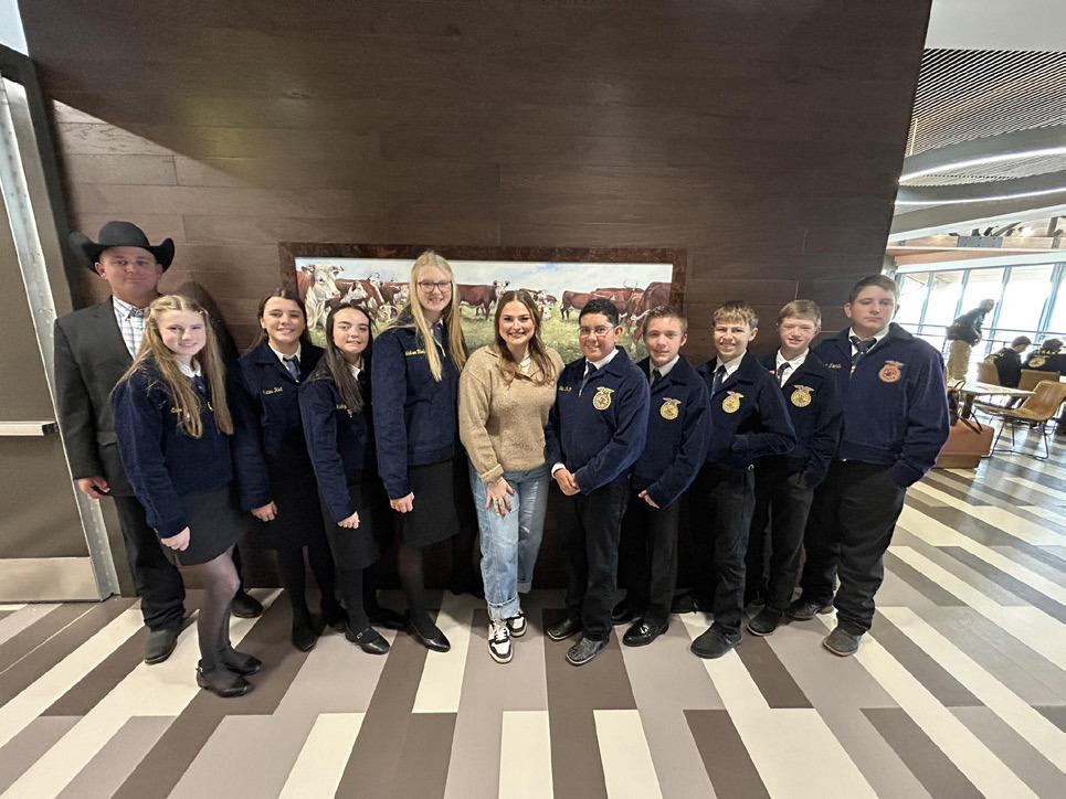 Greenhand Creed Speaking: 8th place Ansley Sanders Greenhand Chapter Conducting: 9th place- team consisting of: Kelby Harrison, Addison Rhoderick, Laney Francis, Bella Holt, Dillon Martin, Jake Mullins, Eli Francis, Julian Colunga and Briggs Holt | COURTESY PHOTOS