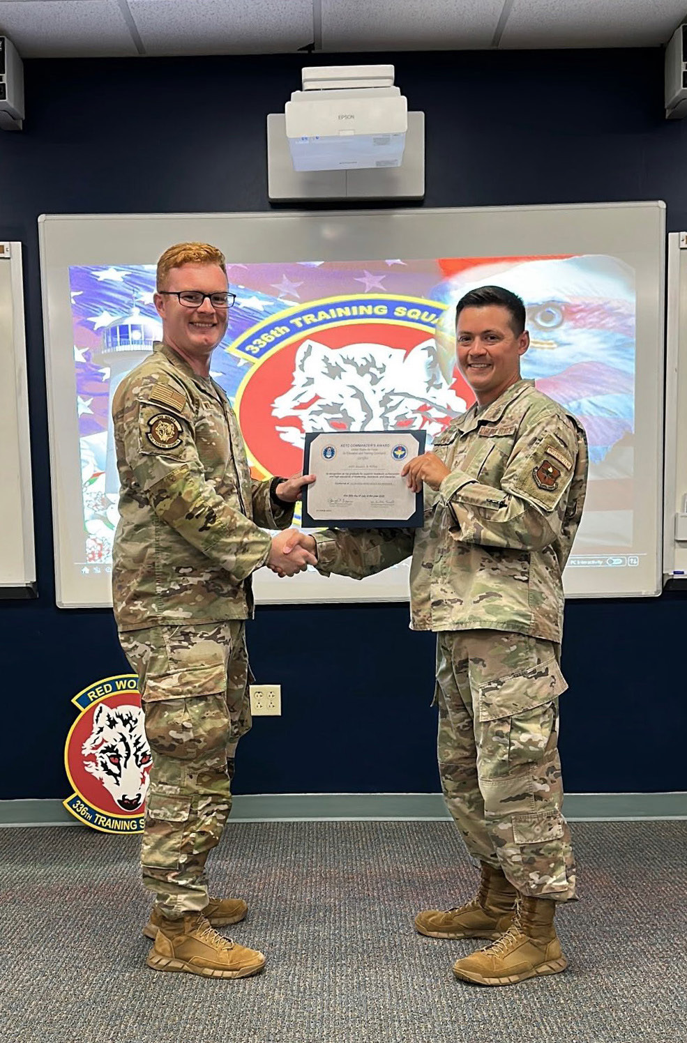 PATRIOT TOP GRADUATE IN USAF Micah Willey of Turkey, completed Tech School at Keesler Air Force Base as Top Graduate in July. | COURTESY PHOTO