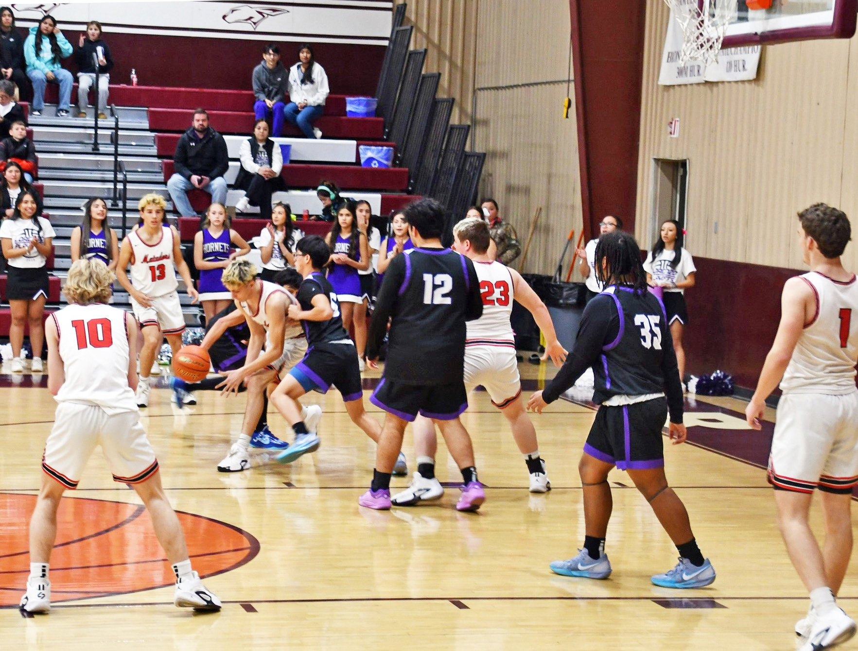 MATSMATCHUP TheMotleyCountyMatadorstookonLorenzoinaplayoffgameFeb.18. | COURTESY PHOTO