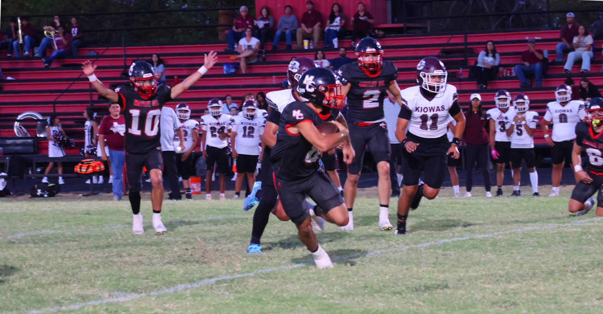 HOMECOMINGWIN The Motley County Matadors defeated the Booker Kiowas 72–20 Friday night in a homecoming victory. | COURTESY PHOTO