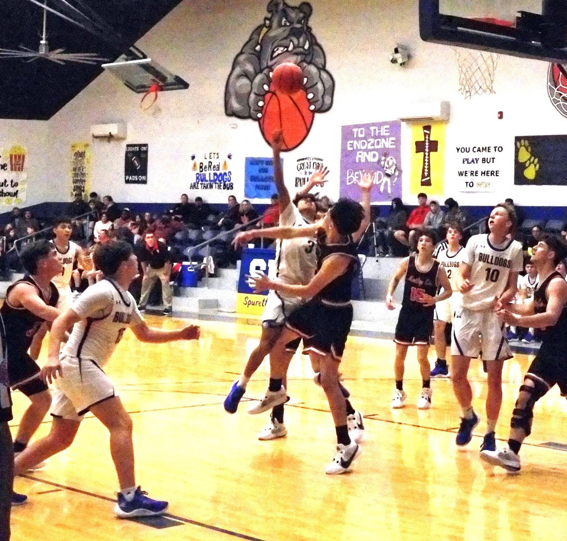 The Motley County boys varsity basketball fell to Spur 41-39 Friday night on the road, in a district loss. The Matadors jumped out with a 11-point lead, but the Bulldogs battled back for a final victory. | COURTESY PHOTO