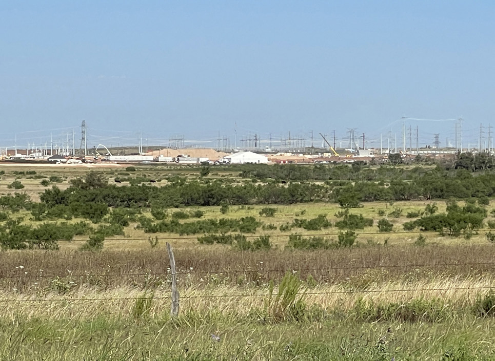 GALAXY DIGITAL, owner of the Helios data center (above) in northern Dickens County, has partnered with Soluna, owner of the Project Dorothy facility in nearby Briscoe County, to provide partial funding to Soluna. | TEXAS SPUR