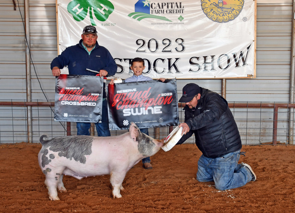 RESERVE GRAND CHAMPION SWINE COOPER