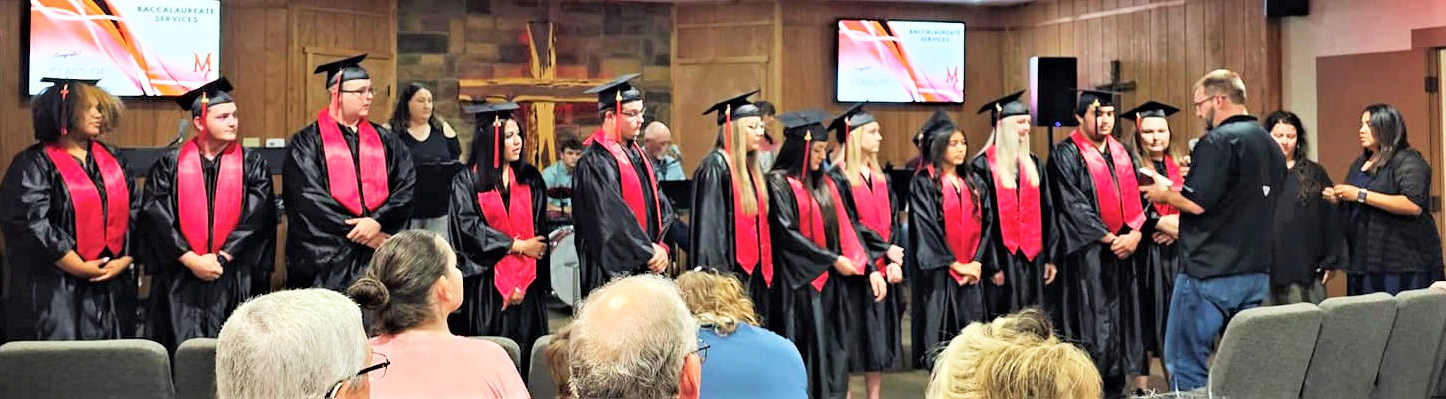 MOTLEY MILESTONE Motley County Seniors were honored Sunday night at a baccalaureate service at Faith Fellowship Church in Matador. | COURTESY PHOTO