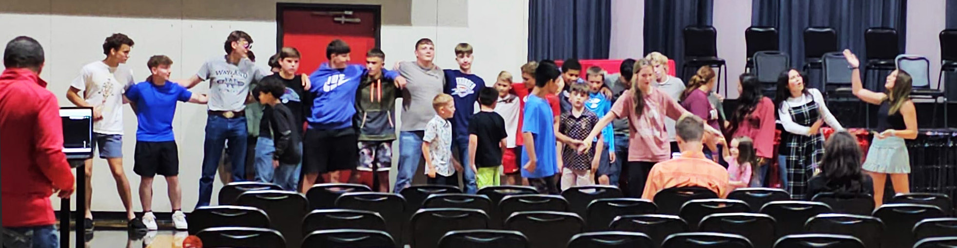 LAST DAY OF SCHOOL Motley County students and staff had some last day of school fun with a lip-syncing contest. | COURTESY PHOTOS