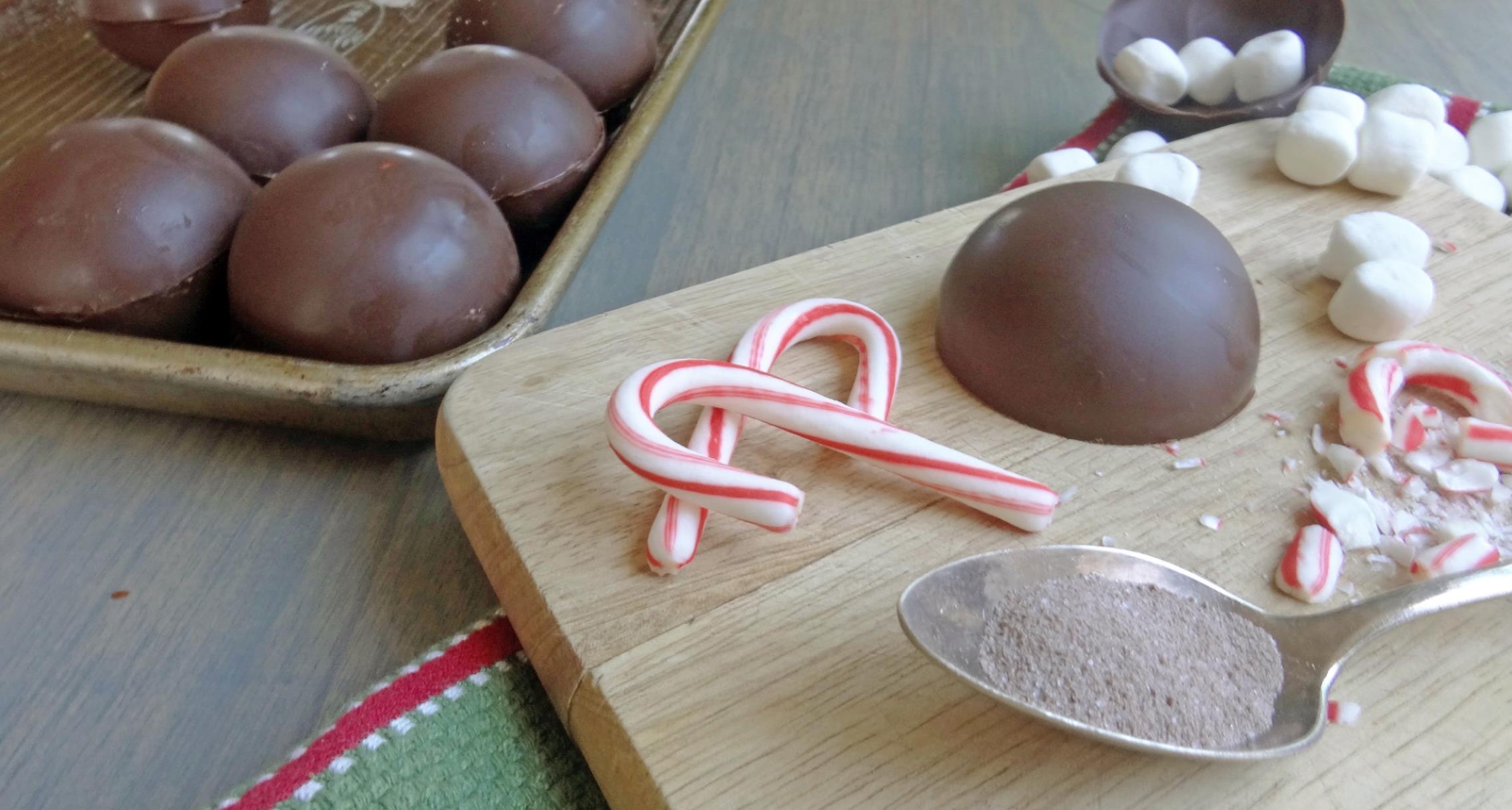 JUST DROP INTO WARM MILK and the cocoa bomb’s magic will happen quickly, depending on how hot the cup of milk is. | ANGELINA LARUE