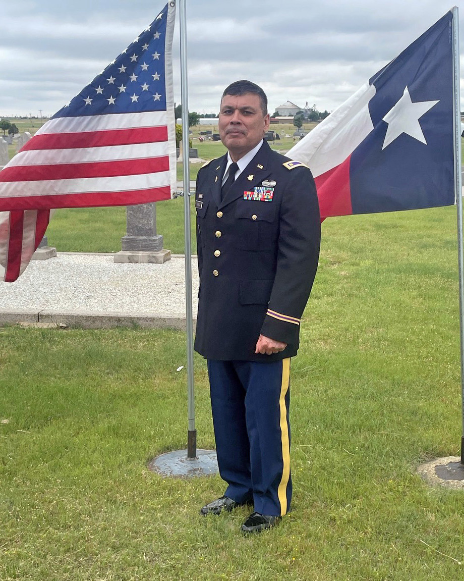 MAJOR EPIFANIO“EPI”GARZA, special guest at Silverton’s 2025 Memorial Day Ceremony, moved hearts with his message. MORE PHOTOS, PAGE 4| WYLIE BOMAR PHOTOS