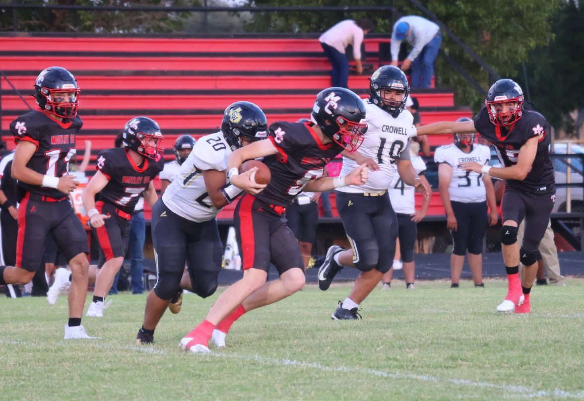 UNDEFEATED The Motley County Matadors have rolled up a 4-0 season defeating Crowell 54-0 at Homecoming. | COURTESY PHOTO