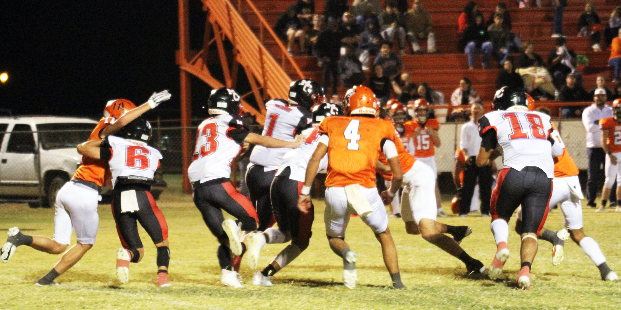 The Paducah Dragons and their opponent Motley County last week are both poised to make it into the playoffs. For more details on District contenders, see page 5. | COURTESY PHOTO