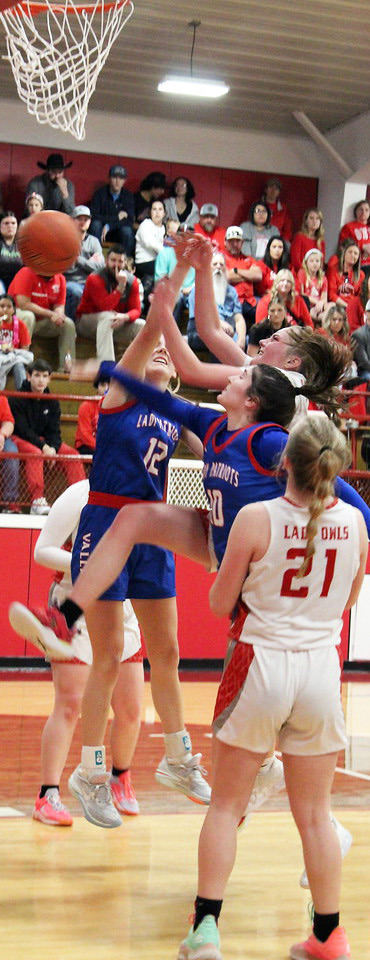 24 points. Teammate Laney Edwards added nine points.
