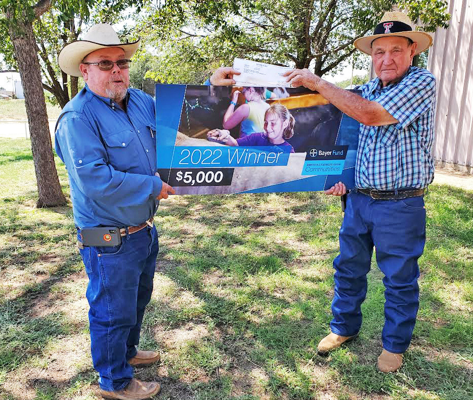 BAYER BONANZA The Motley County Senior Citizens Association will benefit from a $5,000 grant through the Bayer Fund. | COURTESY PHOTO