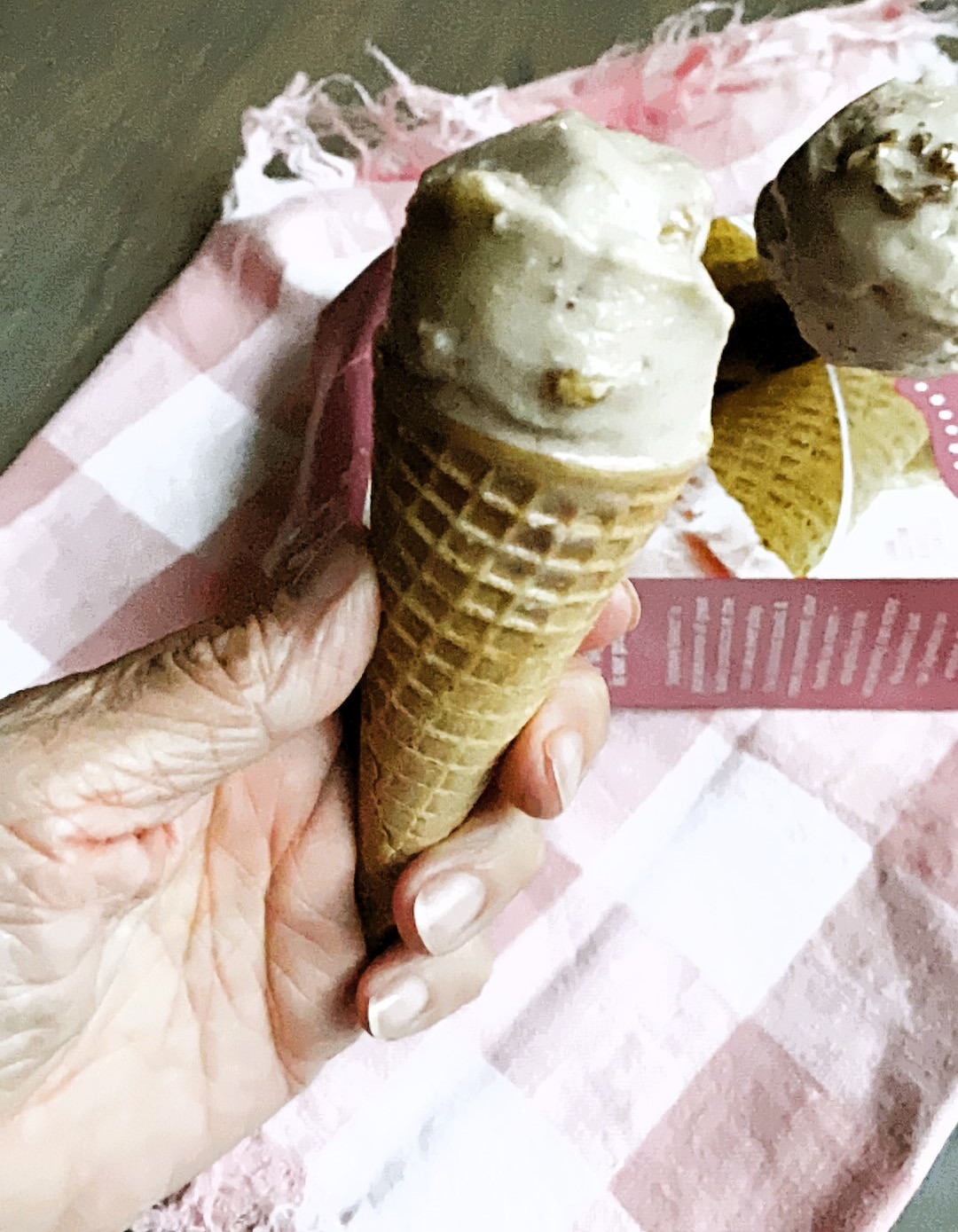 FROZEN BANANAS provide the base of this cool-and-dreamy “cream”treat. A high-speed blender is required, but an ice cream maker is not. | ANGELINA LaRUE PHOTO