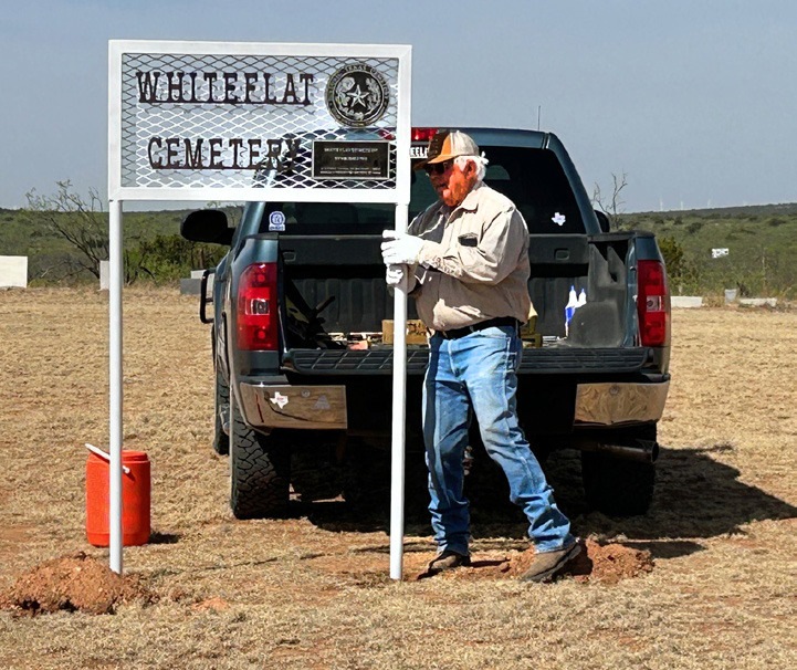 CEMETERY RECOGNITION The Motley County Museum will host an event to recognize placement of a new Texas historical marker at the settlement ofWhiteflat. | COURTESY PHOTO